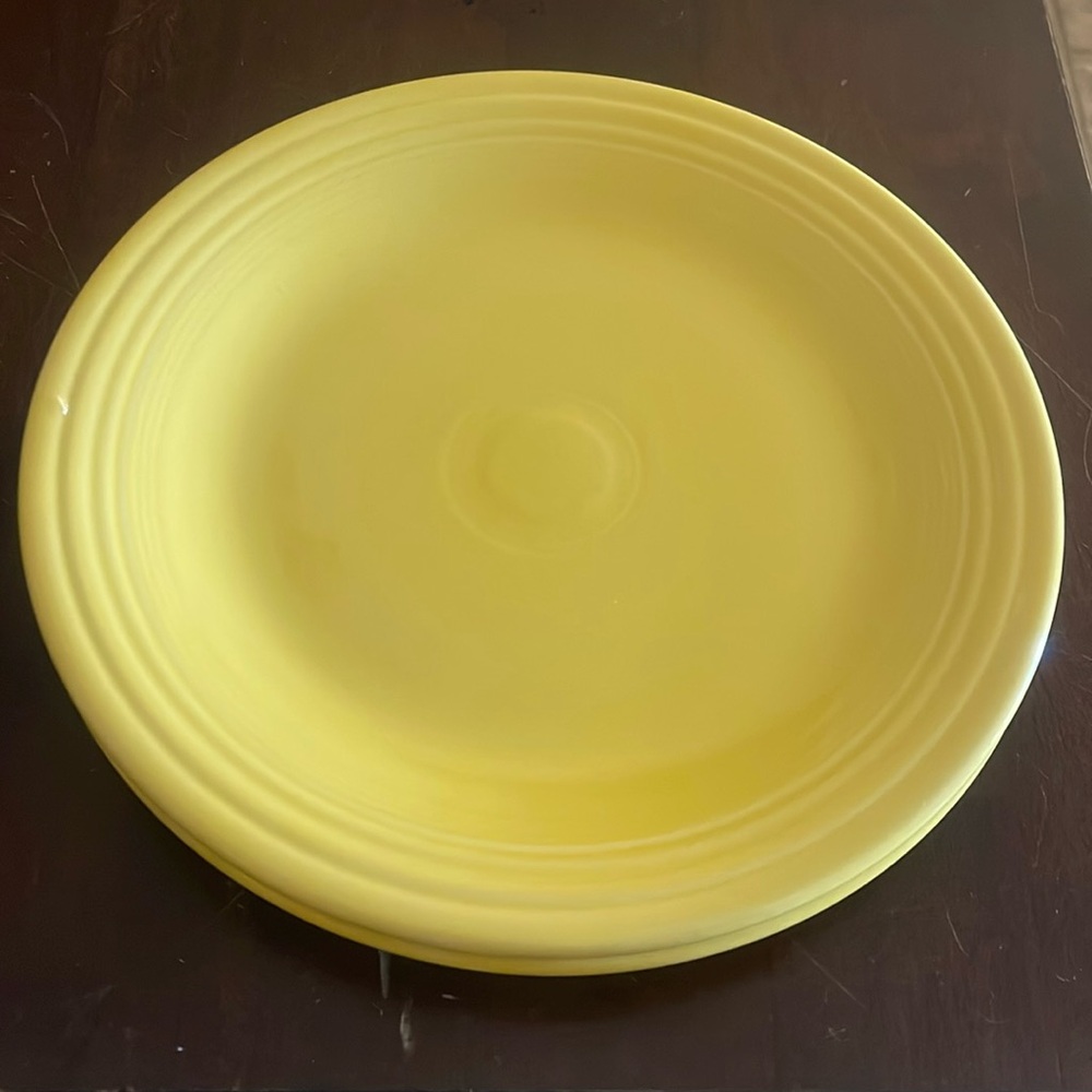 Fiestaware Sunflower Yellow Dinner Plate Fiesta 10 1/2” - Set of 2